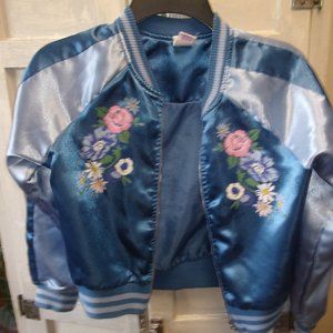 Miss Attitude girls blue jacket coat polyester